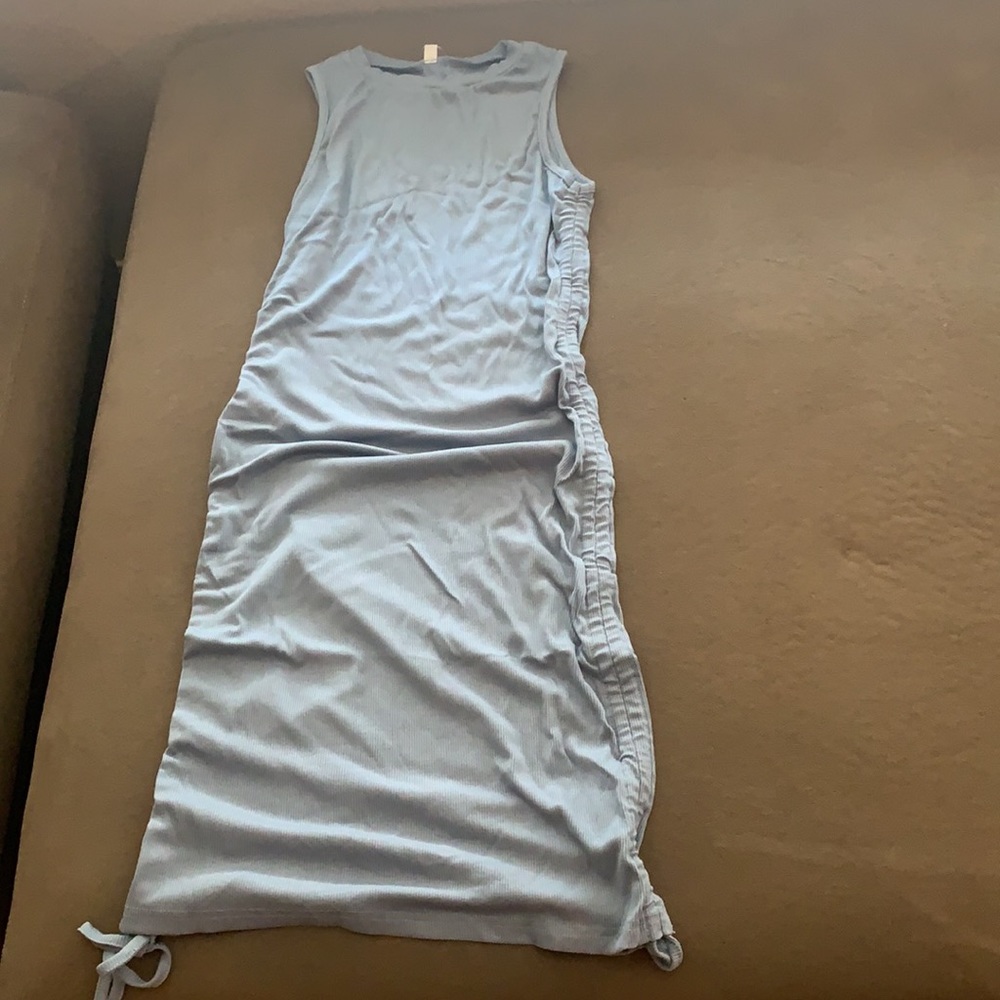 Drawstring Bodycon Mini Dress - Picture 2 of 5